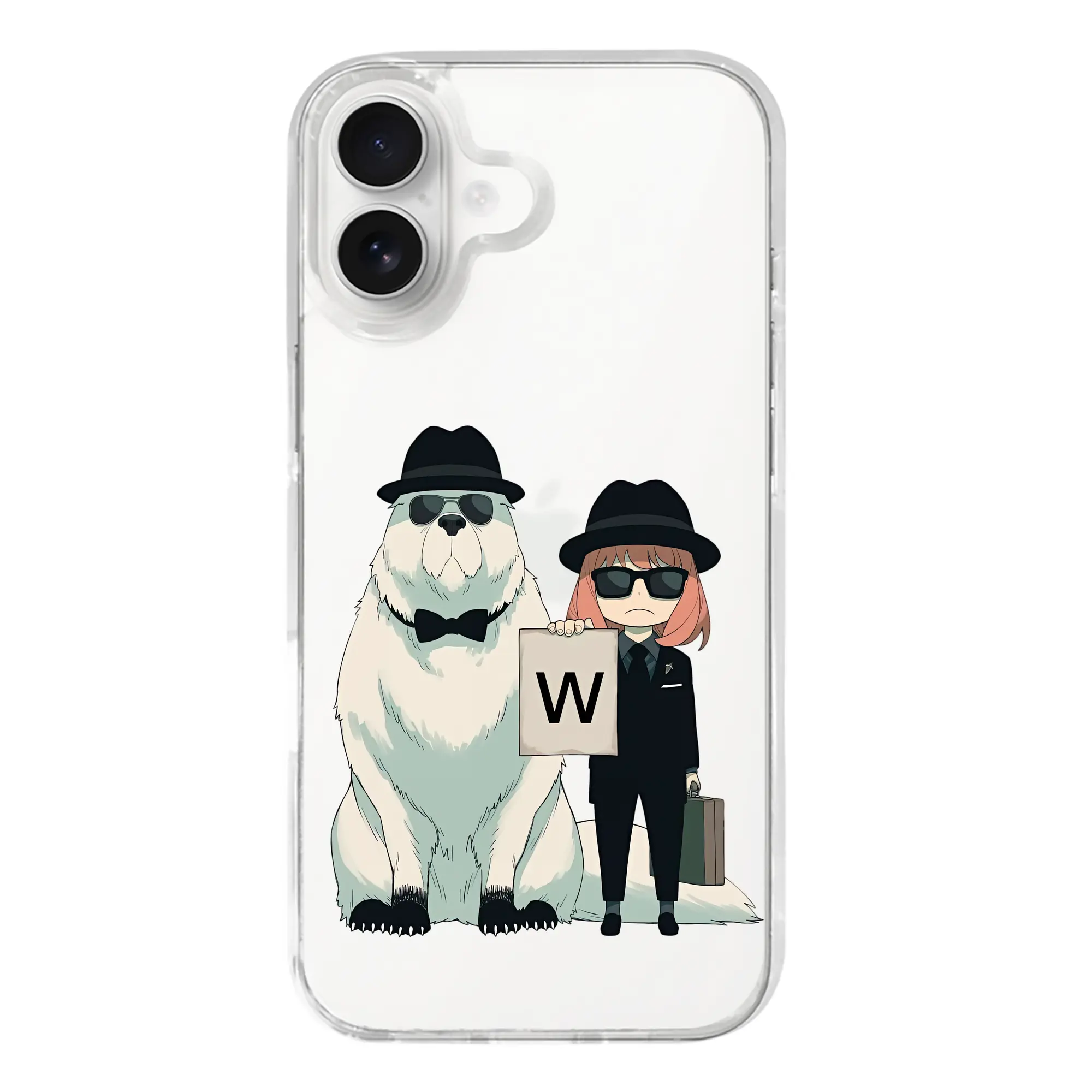 スパイファミリー グッズ,ボンド・フォージャー（Bond Forger） - iPhone 17シリーズ 透明スマホケース – 薄型・耐衝撃・精密フィット保護カバー